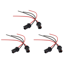 2 Stuecke T10 W5W 168 194 Auto Standlicht Sockel anschluss schwarz