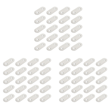 Stainless Steel Flat Bracket Straight Fixing Plates 40mm 20pcs