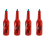 Flair Bartender Bartending Practice Bar Pub Bottle Shaker - Red 1