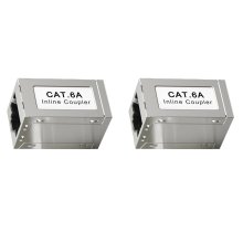 RJ45 Female to Female CAT6A Shielded Coupler Inline Ethernet Coupler