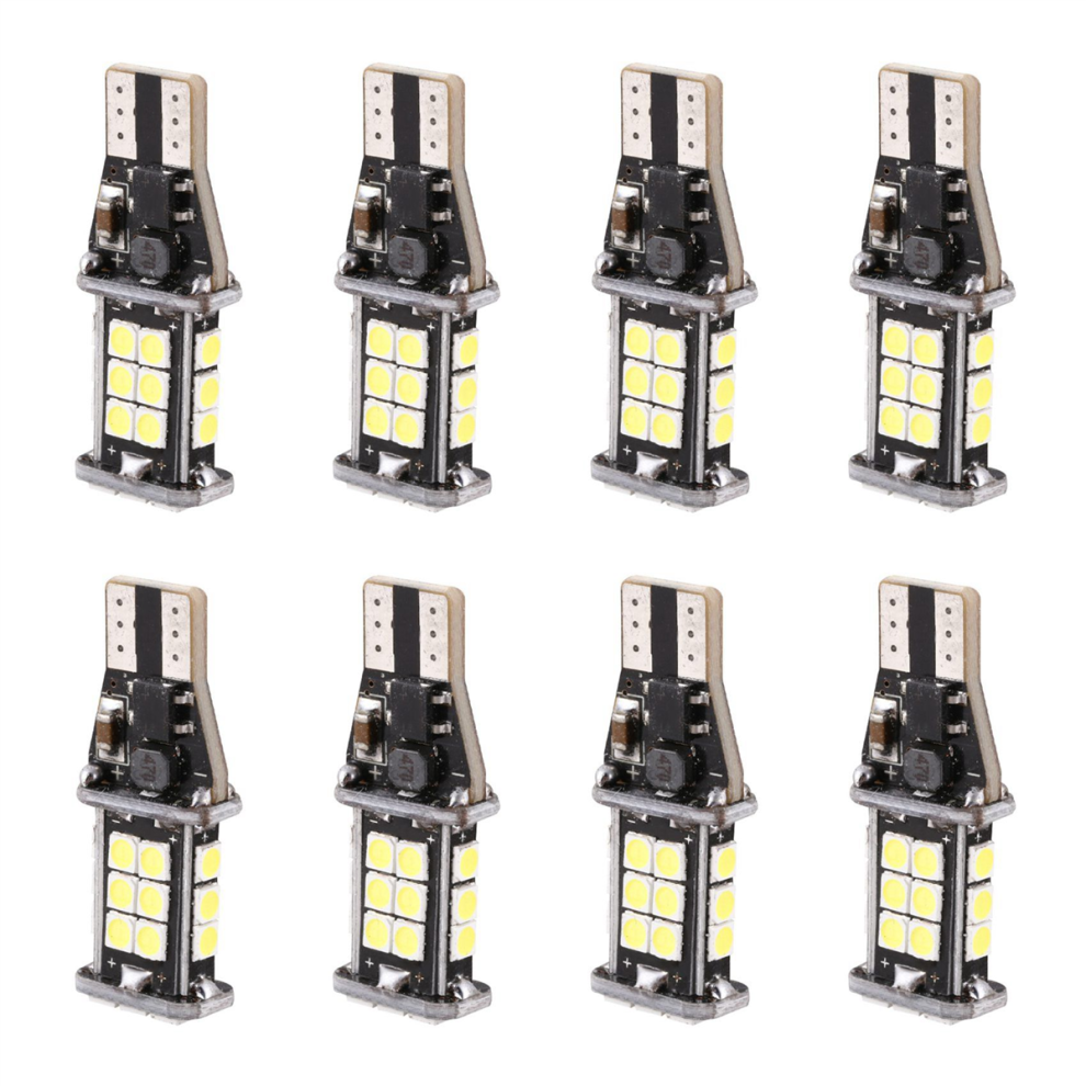 1Pc 921 912 T10 T15 W16w Led Reverse 24Smd 3030 Led Bulb Light/White 4851431248693