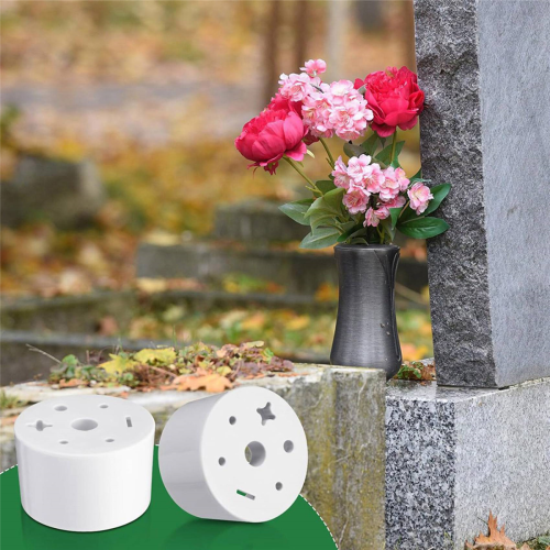 Inserti per vasi per tombe di cimitero, portafiori in plastica per cimitero 1