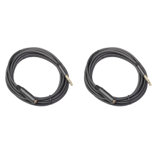 1/4 TRS 6.35MM Male to 6.35MM Female Stereo Extension Cable 180cm