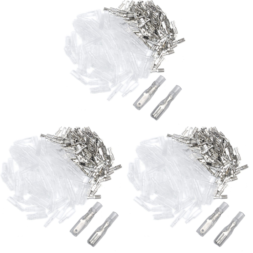 200Pcs Male/Female Spade Crimp Terminals Wire Wrap Connector, 2.8Mm 4851431253741