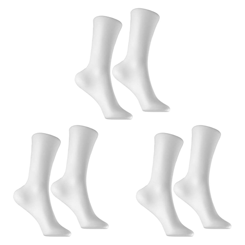 2Pc Mannequin Foot Sock Model Female Foot Sock Display Short Stocking
