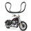 Ιμάντας πίσω κίνησης 1/8 ίντσας 40022-91 για XL1200 91-03 3