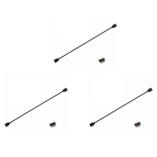 5V 3-Pin Extension Cable for Computer Hub Splitter, Black