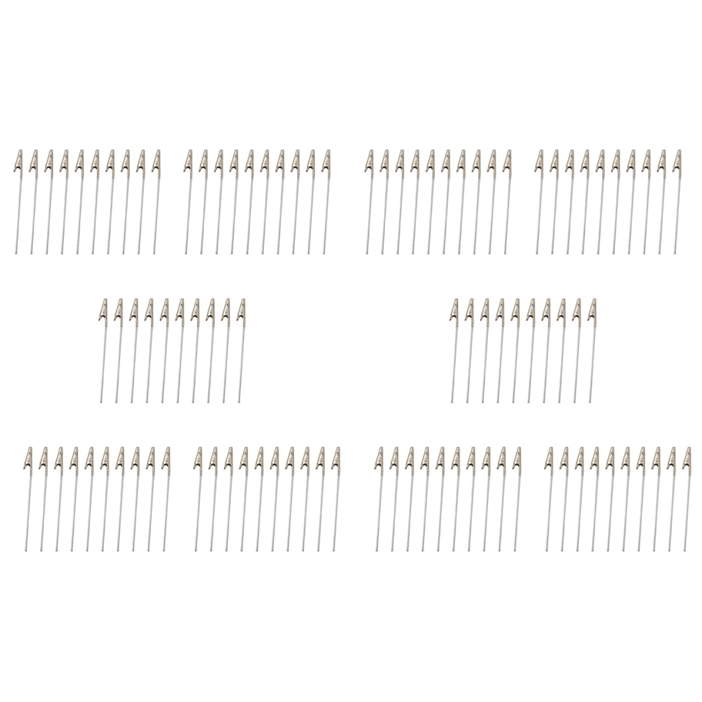 10 X Crocodile Metal Clips With Wire Stalk Alligator Clamps 4851431256711