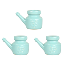 Neti Pot in ceramica da 350 ml, ciano