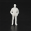 1:50 White Figures Architectural Model Human Scale HO Model ,100 Pcs 6