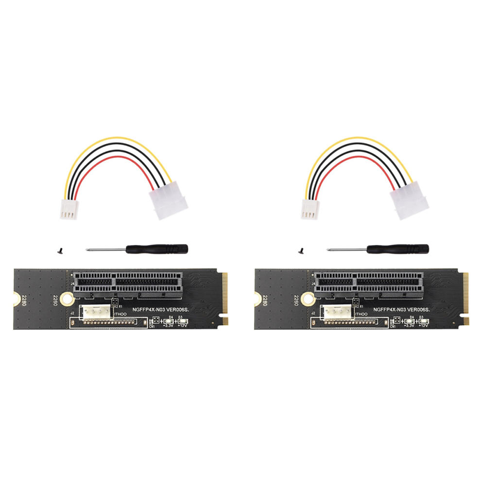 Ngff M2 To Pci-E 4X X1 Slot Riser Card Adapter For Miner Mining Gold 4851431258807