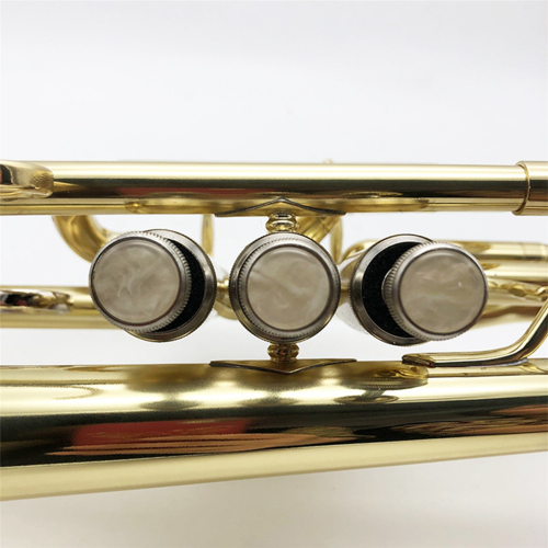 3 pezzi di bottoni per tromba per accessori musicali per basso giallo 2
