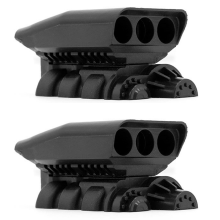 Cubierta de sobrealimentador de admisión de aire del motor de simulación para coche RC 1/10, 3