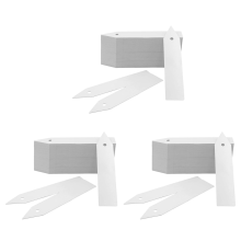 200 Pcs Plastic Plant Nursery Garden Labels Garden Stake Tags Grayish
