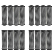 4Pcs Carbon Water Filter 10-Inch Carbon Sediment Taste Odor Filter