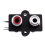 5pcs PCB Mount Stereo Audio Video Jack Female Connector 7