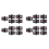 5pcs PCB Mount Stereo Audio Video Jack Female Connector 3