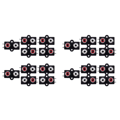 5pcs PCB Mount Stereo Audio Video Jack Female Connector 2