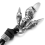 Alliage Cuir Pendentif Collier Dragon Griffe Gothique Argent Noir 2