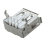 20 Pcs USB Female Type A 4-Pin DIP Right Angle Plug Jack Socket 4
