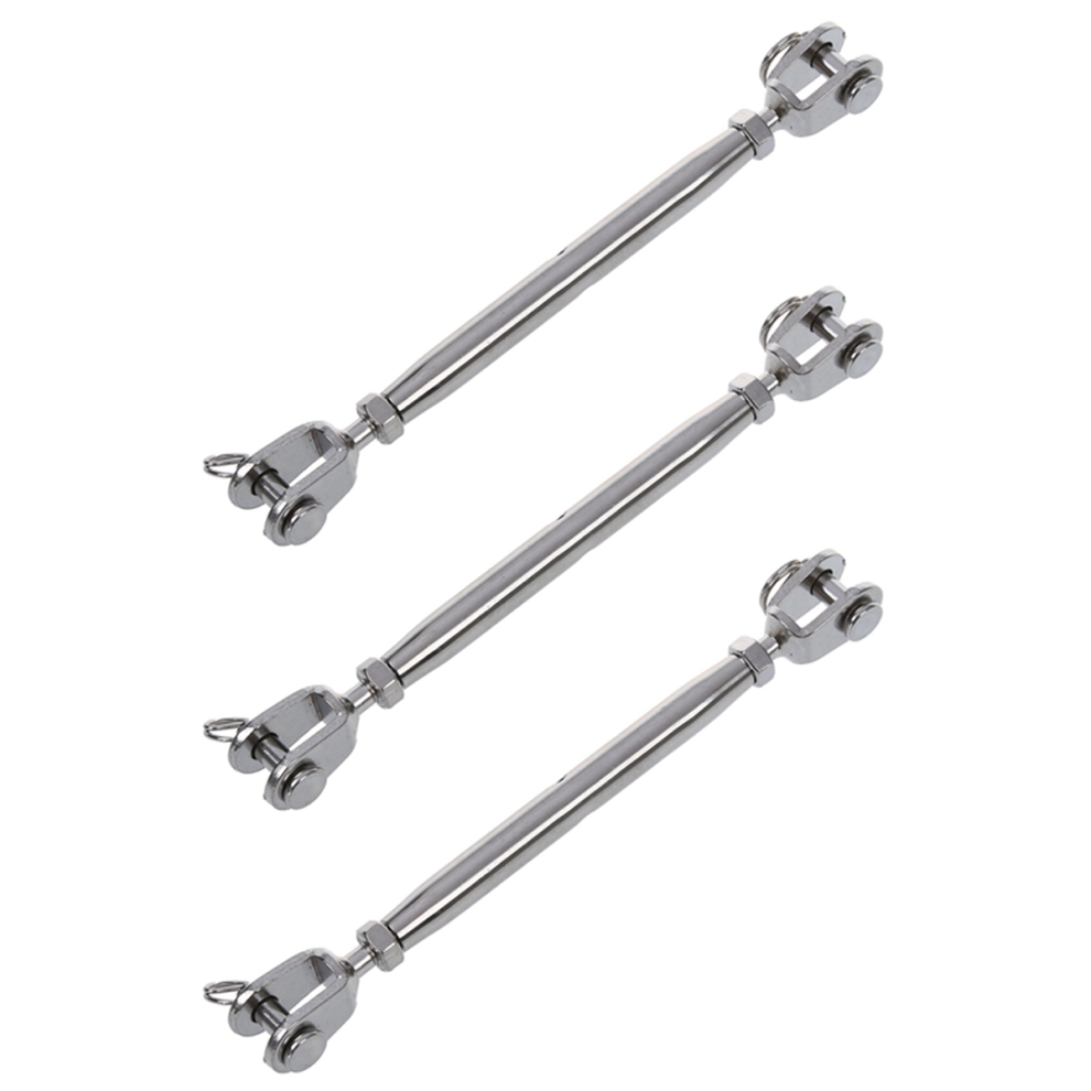 304 Stainless Steel Rigging Screw Closed Body Jaw Turnbuckle 7/32Inch 4851431264082