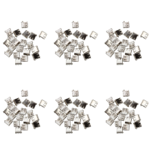 20 Pcs USB Female Type A 4-Pin DIP Right Angle Plug Jack Socket