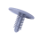 20 Piezas Estera Gris de Plastico Vehiculo 7mm x 16mm x 24mm 6