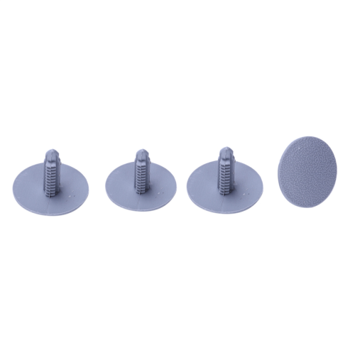 20 Piezas Estera Gris de Plastico Vehiculo 7mm x 16mm x 24mm 2