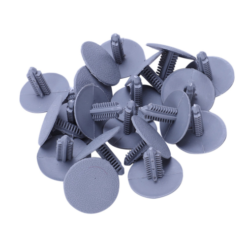 20 Piezas Estera Gris de Plastico Vehiculo 7mm x 16mm x 24mm 1