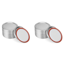 24 PCS Jar Lids, Regular Canning Lids with Silicone Seals Rings