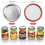 24 PCS Jar Lids, Regular Canning Lids with Silicone Seals Rings 4