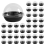 50 Pack Clear Plastic Mini Cupcake Container,for Mini Muffin Macaron 1