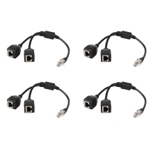 RJ45 Ethernet Splitter Cable,1 Male to 2 Female Ethernet Cable
