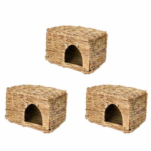 Guinea Pig Ferret Folding Straw Grass House