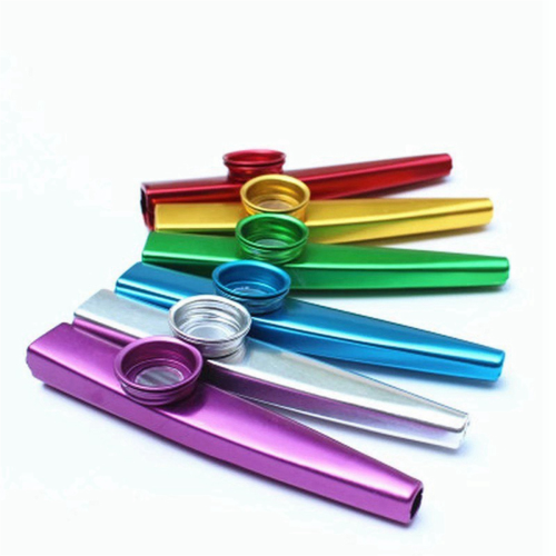 18 τεμάχια μεταλλικά Kazoo με διαφράγματα Kazoo για κιθάρα, γιουκαλίλι, βιολί 1