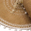 Round Placemats Set of 4,Boho Woven Table Mats (White Ball) 4