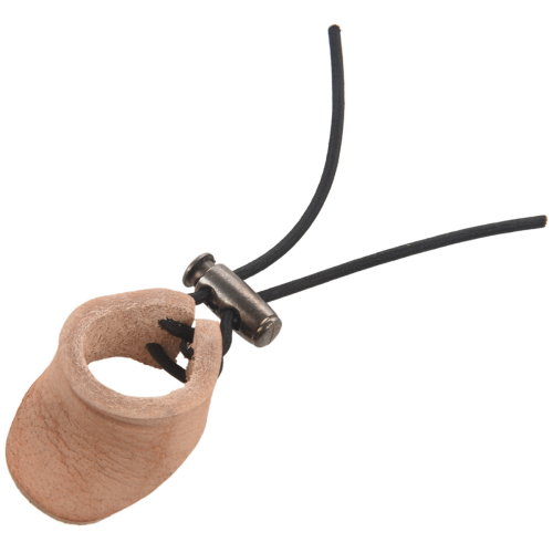 Thicken Cow Leather Thumb Finger Tip Protector Guard Ring Tab Leather 2