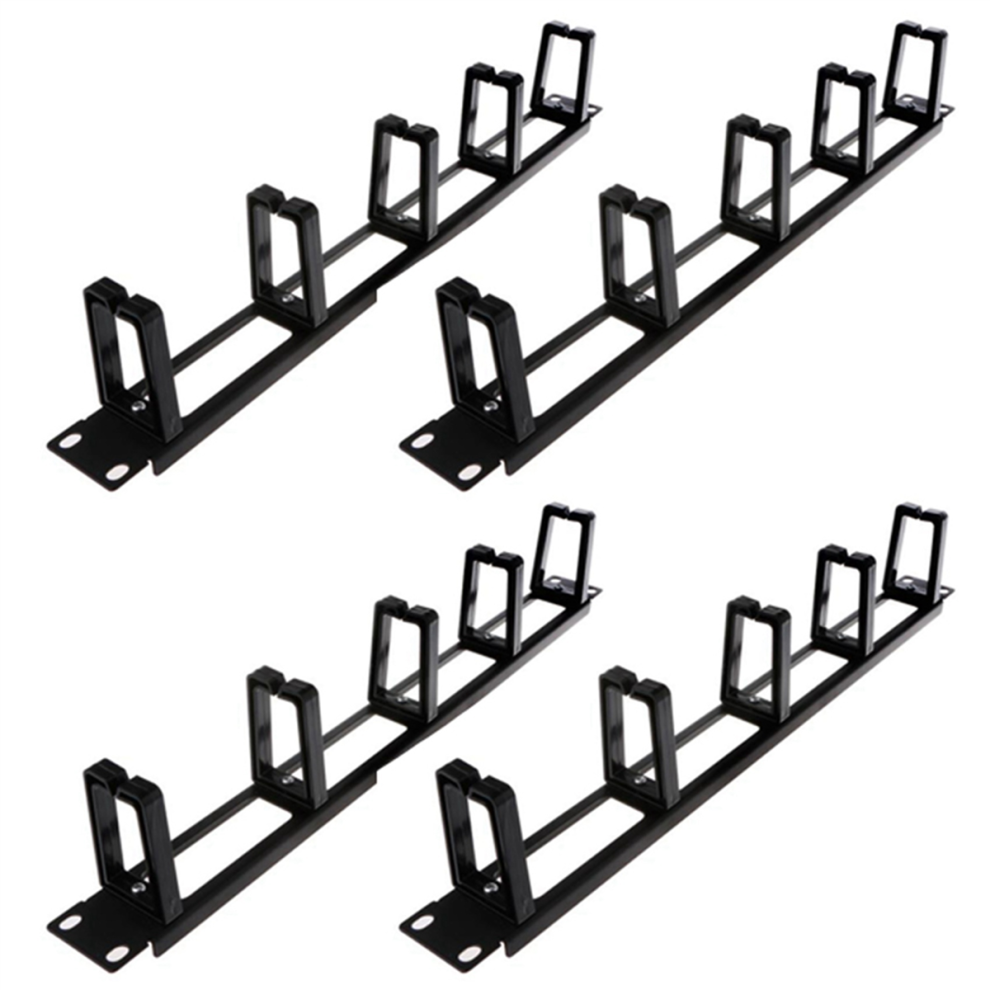 19 Inch 1U Rack Cabinets Cable Management Network Organizer Hollow 4851431266017