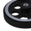 200X6mm Industrial Aluminum Rubber Measuring Rotary Encoder Wheel 5