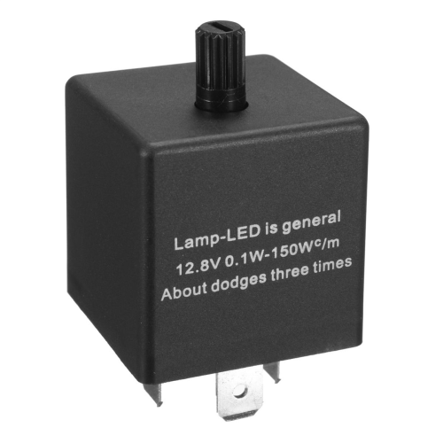 2 Relè Lampeggiatori LED A 3 Pin 12V Per Moto E Scooter GY6-125 – Risolve Lampeggio Rapido E Problemi Di Burnout Per Indicatori Di Direzione - 2