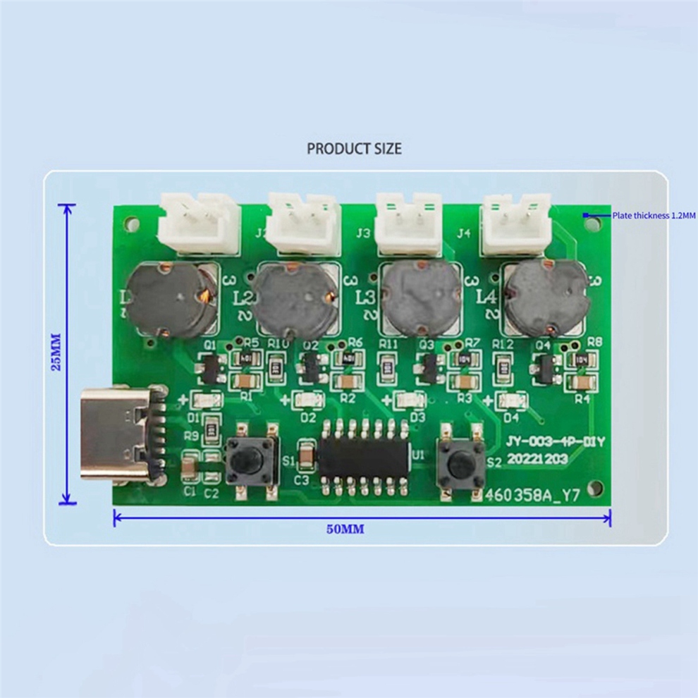Four- Humidifier Module Control Board Atomizer Driver Board, C-image-OPC-PHXBCZB-NEW