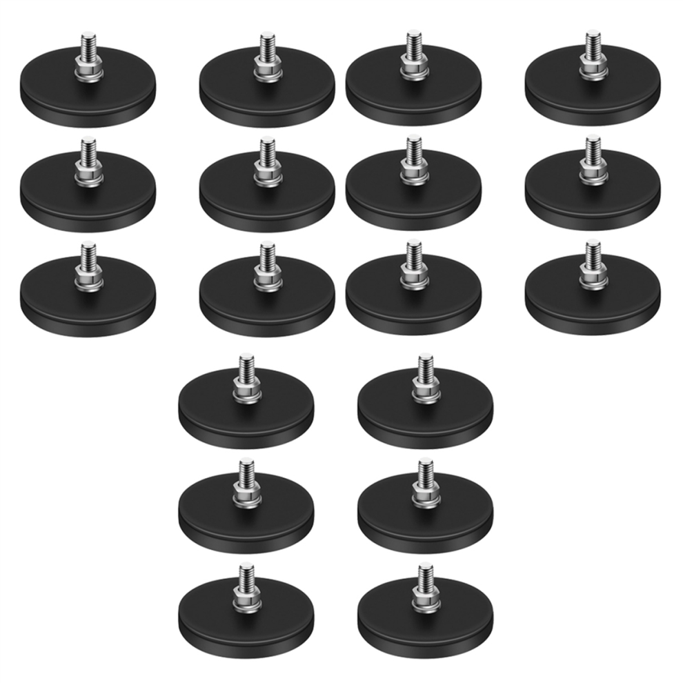 Rubber Coated Magnets,Neodymium Magnet Base,Strong Magnets Hold 6Pcs 4851431271271