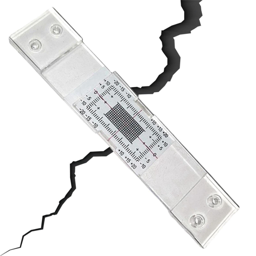3Pcs Crack Measurement Tool, Acrylic Corner Crack Comparison Caliper 1