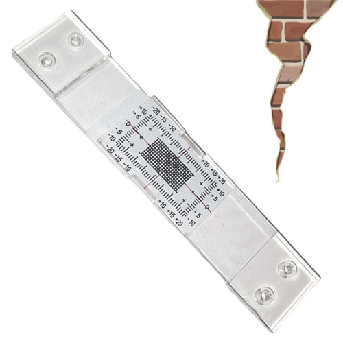 3Pcs Crack Measurement Tool, Acrylic Corner Crack Comparison Caliper 2