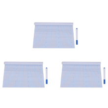 Lavagna bianca in PVC con adesivo da parete, pennarello incluso, 45 cm x 200 cm