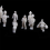 Figure di persone modello scala 1:200 confezione da 100 pezzi bianco 5