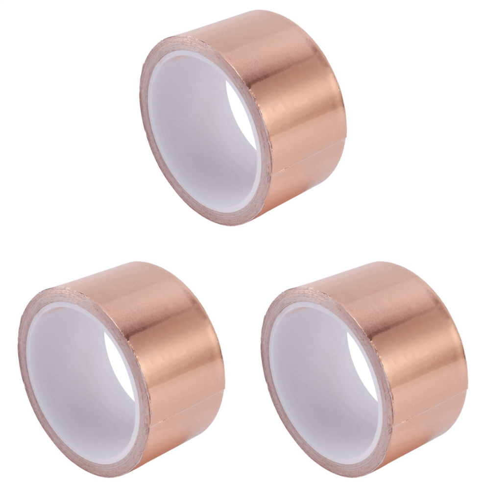 50Mmx10m Copper Foil Copper Tape Self-Adhesive Tape Roll 4851431279932