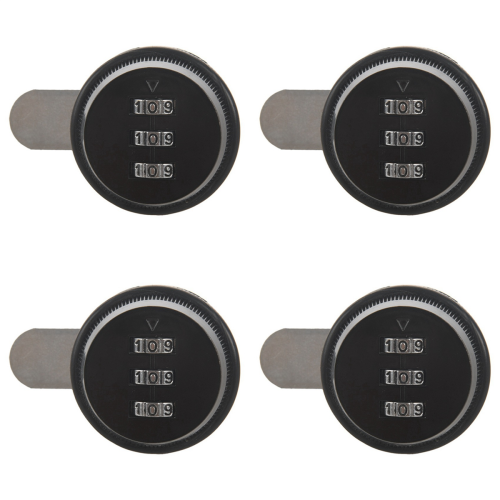 Alloy Code Combination Cam lock Keyless black