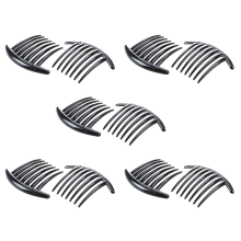 2pcs Hair Comb Pin Accessories Plastic Women Lady Fashion Black
