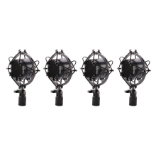 Load Mic Microphone Shock Mount Clip Holder Stand Radio Black